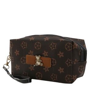 Teddy bear fashion  makeup zipper bag